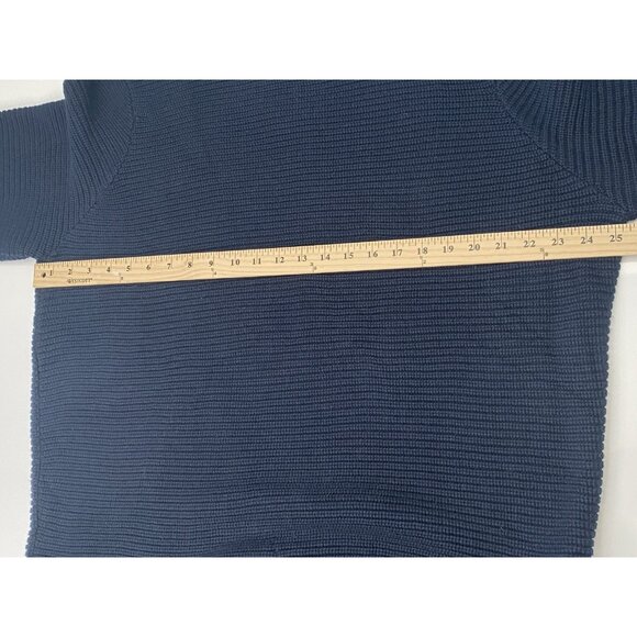 Outerknown Sweater Mens XXL Blue Organic Cotton Alpaca Wool Heavyweight Crew - Picture 13 of 16